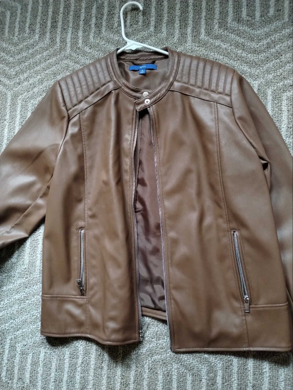 Brown Motorcycle Jacket
